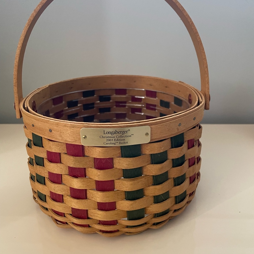Longaberger Christmas Collection 2003 Caroling Basket